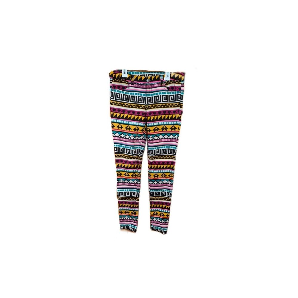H&M Patterned Skinny Jeans